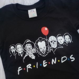 Friends tee shirt - Serial killers Halloween